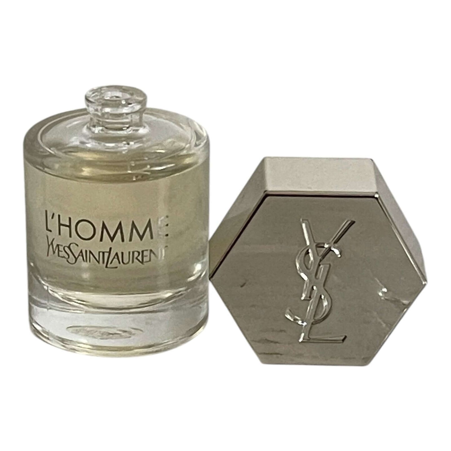 Discover YSL L’ Homme Eau de toilette Splash 0.25 fl oz Travel Size Vintage Partial (FOS1504) - Premium Quality Fragrances | Best Seller,Designer,Fragrance,Men,Travel Size,Woody & Earthy,Yves Saint Laurent by Feelings of Scent