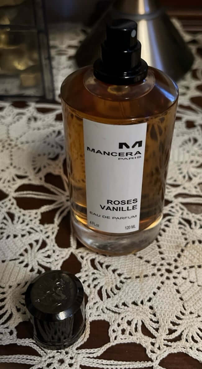 Discover Roses Vanille- Mancera W/Out Box 4.0 oz/120 ml (FOS1404) - Premium Quality Fragrances | Fall,Fragrance,Gourmand,Highly Rated,Mancera,Niche,Seasonal,Unisex,Winter by Feelings of Scent