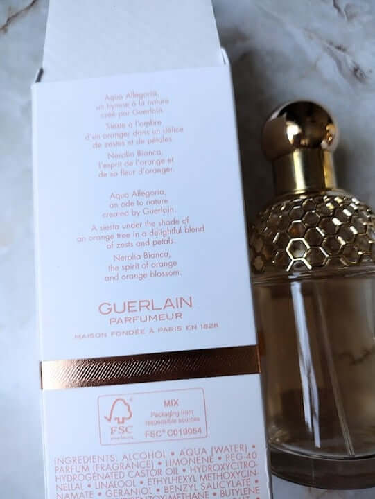Discover Guerlain Aqua Allegoria Nerolia Bianca Eau de Toilette spray 2.5fl.oz/75mL (FOS1197) - Premium Quality Fragrances | Citrus & Fresh,Designer,Discontinued,Fragrance,Guerlain,Seasonal,Spring,Summer,Unisex by Feelings of Scent