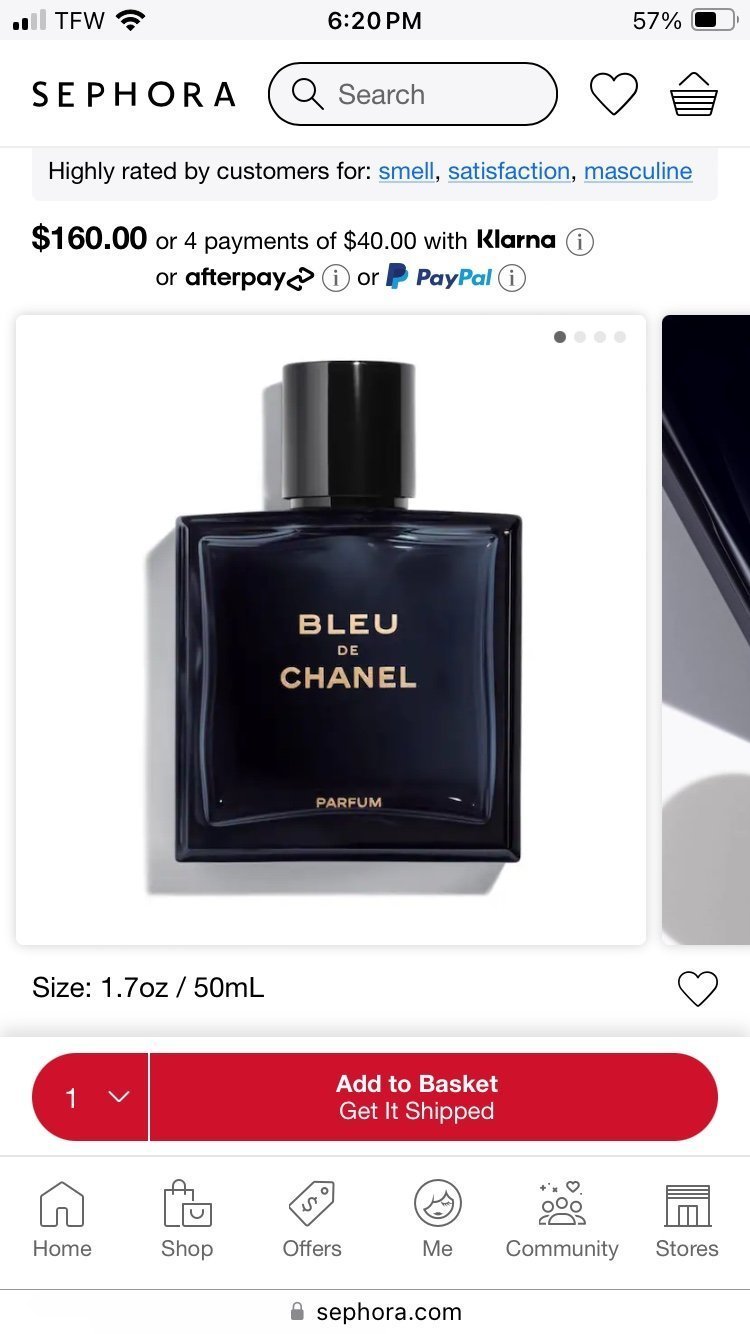 Discover Bleu de Chanel Parfum 1.7 oz / 50ml (FOS1040) - Premium Quality Fragrances | Chanel,Designer,Fall,Fragrance,Man,Seasonal,Top Brands,Winter,Woody & Earthy by Feelings of Scent