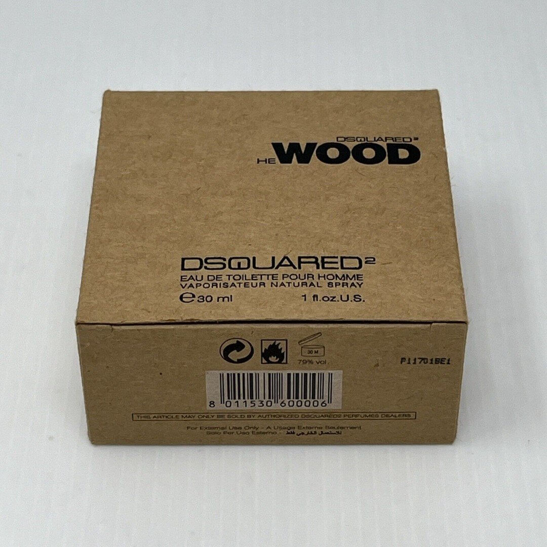 Discover Dsquared2 He Wood Eau De Toilette Cologne 1oz | 30ml New in Open Box - SEE NOTES (FOS1164) - Premium Quality Fragrances | Best Seller,Designer,Dsquared2,Fall,Fragrance,Man,Seasonal,Winter,Woody & Earthy by Feelings of Scent