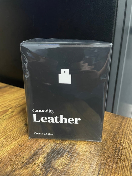 Discover Commodity Leather Eau de Parfum 100ml/3.4oz in Original Sealed Box (FOS1109) - Premium Quality Fragrances | Commodity,Fall,Fragrance,Highly Rated,Niche,Seasonal,Unisex,Winter,Woody & Earthy by Feelings of Scent