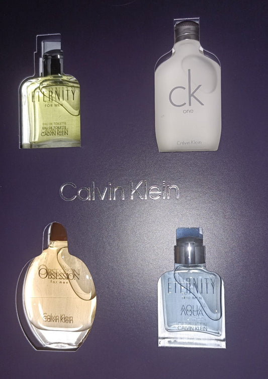 Discover CALVIN KLEIN Men's 4-Piece Eau de Toilette Travel Gift Set NEW Sealed 4 pcs (FOS1074) - Premium Quality Fragrances | Best Seller,Calvin Klein,Citrus & Fresh,Designer,Fragrance,Men,Travel Size by Feelings of Scent