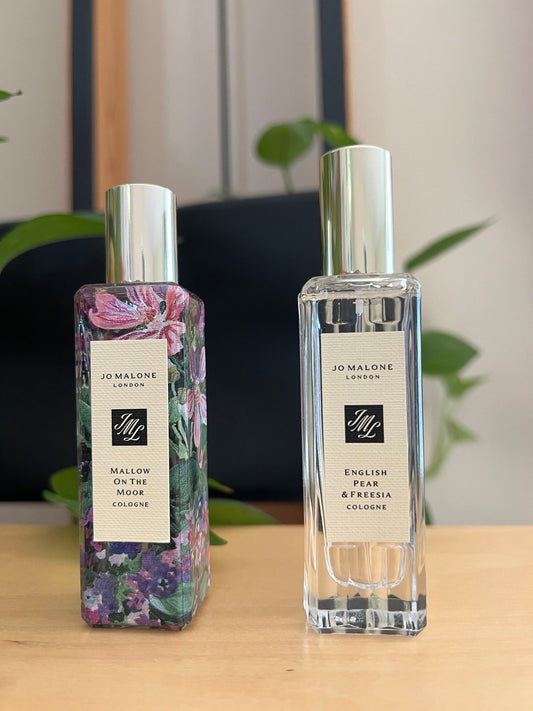 Discover Bundle of Jo Malone english pear and freesia & Mallow on the moor (FOS1055) - Premium Quality Fragrances | Best Seller,Designer,Exclusive Releases,Floral Notes,Fragrance,Fruity,Jo Malone,Seasonal,Spring,Summer,Women by Feelings of Scent