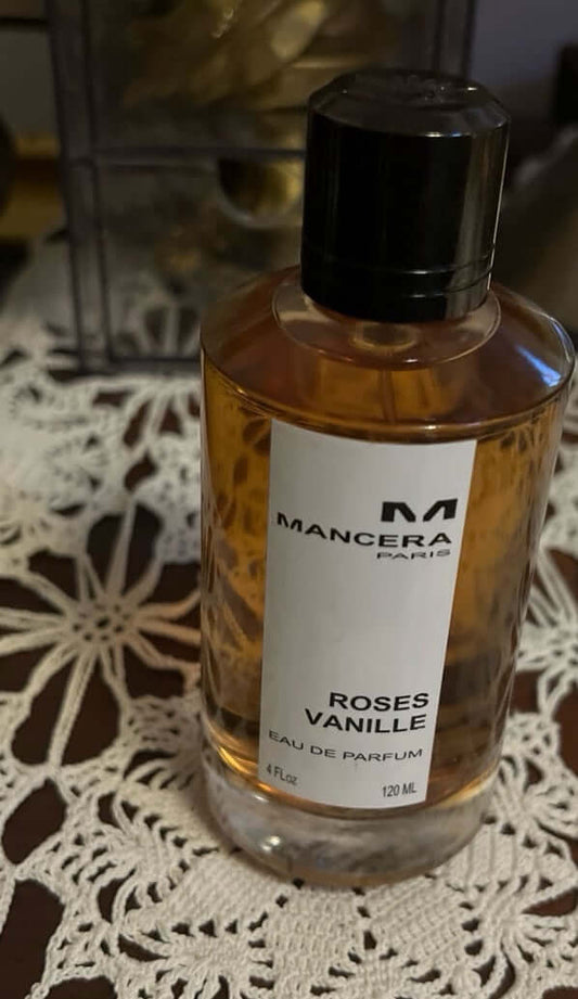 Discover Roses Vanille- Mancera W/Out Box 4.0 oz/120 ml (FOS1404) - Premium Quality Fragrances | Fall,Fragrance,Gourmand,Highly Rated,Mancera,Niche,Seasonal,Unisex,Winter by Feelings of Scent