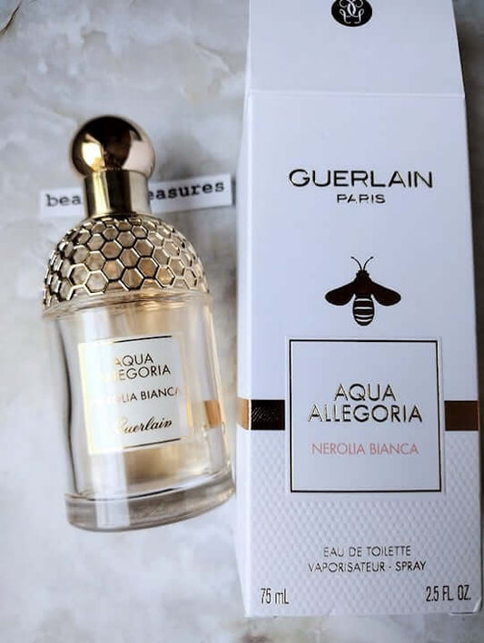 Discover Guerlain Aqua Allegoria Nerolia Bianca Eau de Toilette spray 2.5fl.oz/75mL (FOS1197) - Premium Quality Fragrances | Citrus & Fresh,Designer,Discontinued,Fragrance,Guerlain,Seasonal,Spring,Summer,Unisex by Feelings of Scent