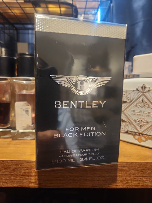 Discover Bentley for men Black Edition edp 3.4 o.z new cologne (FOS1038) - Premium Quality Fragrances | Bentley,Designer,Fall,Fragrance,Highly Rated,Men,Seasonal,Winter,Woody & Earthy by Feelings of Scent