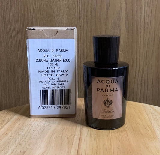 Discover Acqua Di Parma Colonia Leather (T) 3.4oz (FOS1010) - Premium Quality Fragrances | Acqua Di Parma,Fall,Fragrance,Highly Rated,Niche,Seasonal,Unisex,Winter,Woody & Earthy by Feelings of Scent