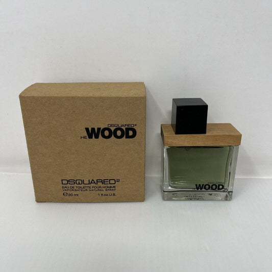 Discover Dsquared2 He Wood Eau De Toilette Cologne 1oz | 30ml New in Open Box - SEE NOTES (FOS1164) - Premium Quality Fragrances | Best Seller,Designer,Dsquared2,Fall,Fragrance,Man,Seasonal,Winter,Woody & Earthy by Feelings of Scent