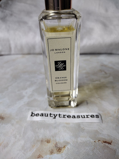 Discover Gently used Jo Malone Orange Blossom Cologne 1fl.oz/30mL (FOS1177) - Premium Quality Fragrances | Floral Notes,Fragrance,Highly Rated,Jo Malone,Niche,Seasonal,Spring,Summer,Women by Feelings of Scent