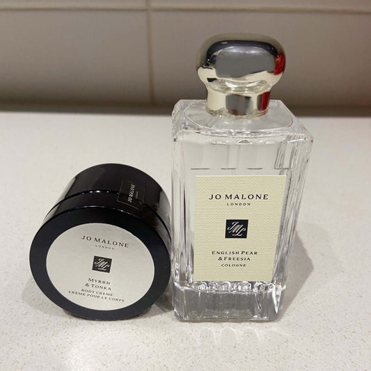 Discover New Jo Malone English Pear Freesia Cologne 100ml limited edt + body cream 50ml (FOS1320) - Premium Quality Fragrances | Exclusive Releases,Fragrance,Fruity,Jo Malone,Niche,Seasonal,Spring,Summer,Women by Feelings of Scent